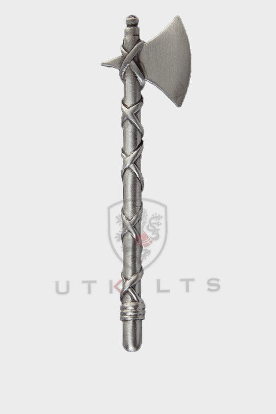 Premium Battle Axe Kilt Pin - Matte or Polished Finish