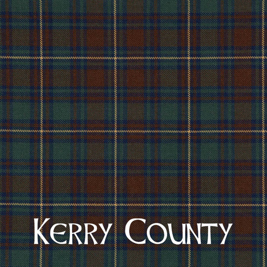 Premium Irish County Tartan Wool Neck Ties