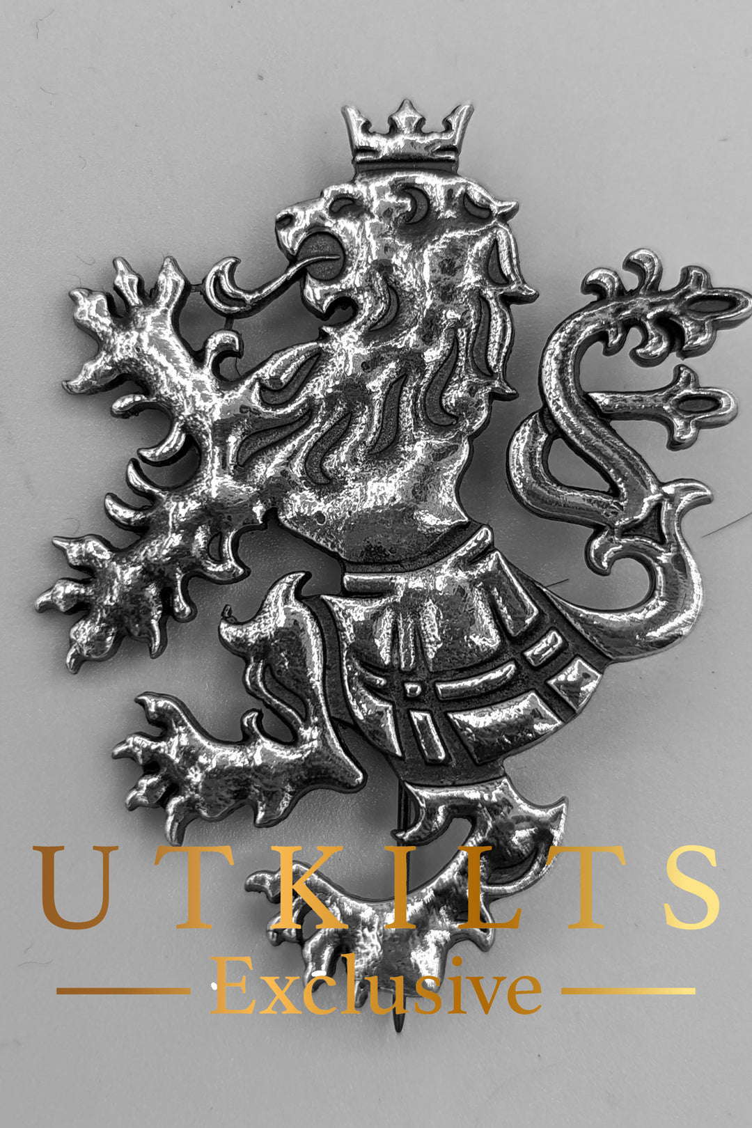 Kilt Pin – Inverloch, Rampant Kilted Lion