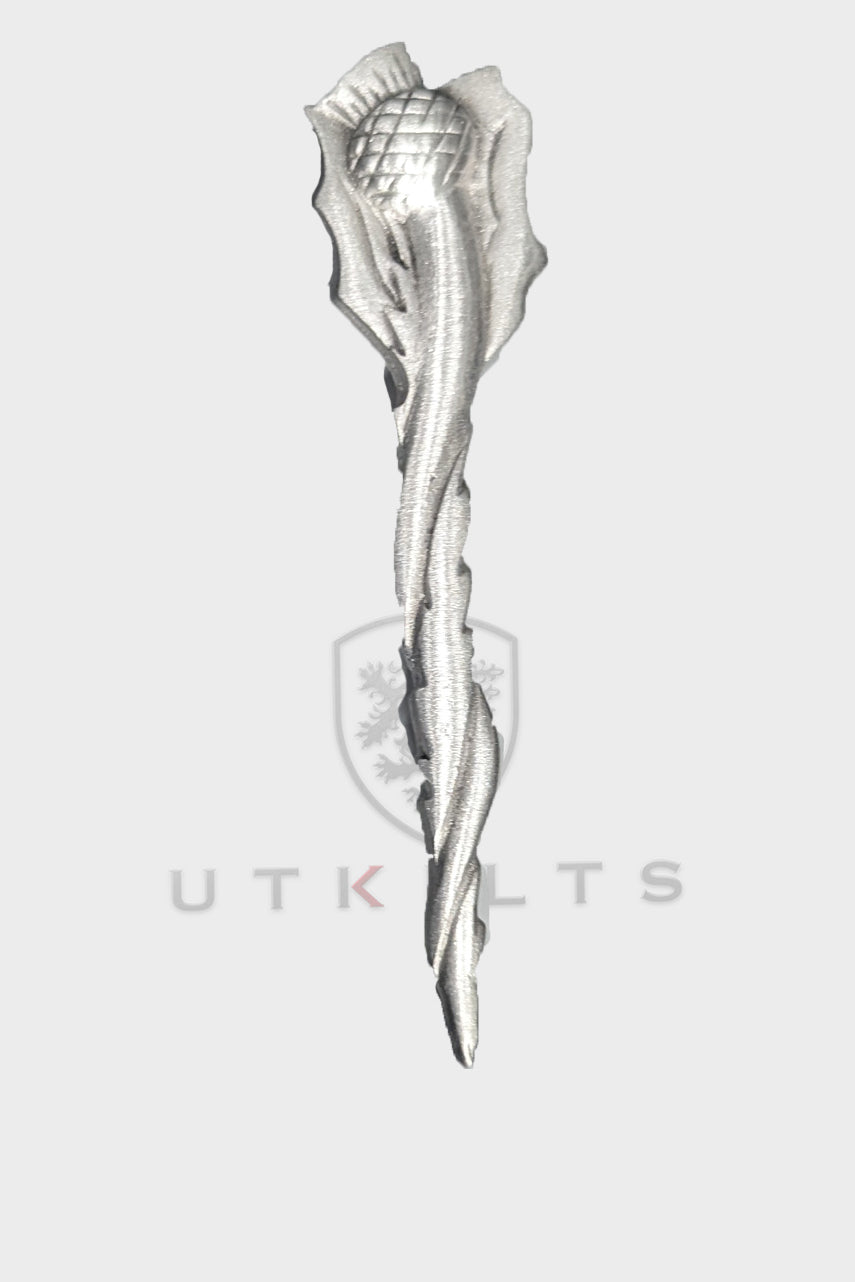 Kilt Pin – InverLoch, Long Twist Thistle