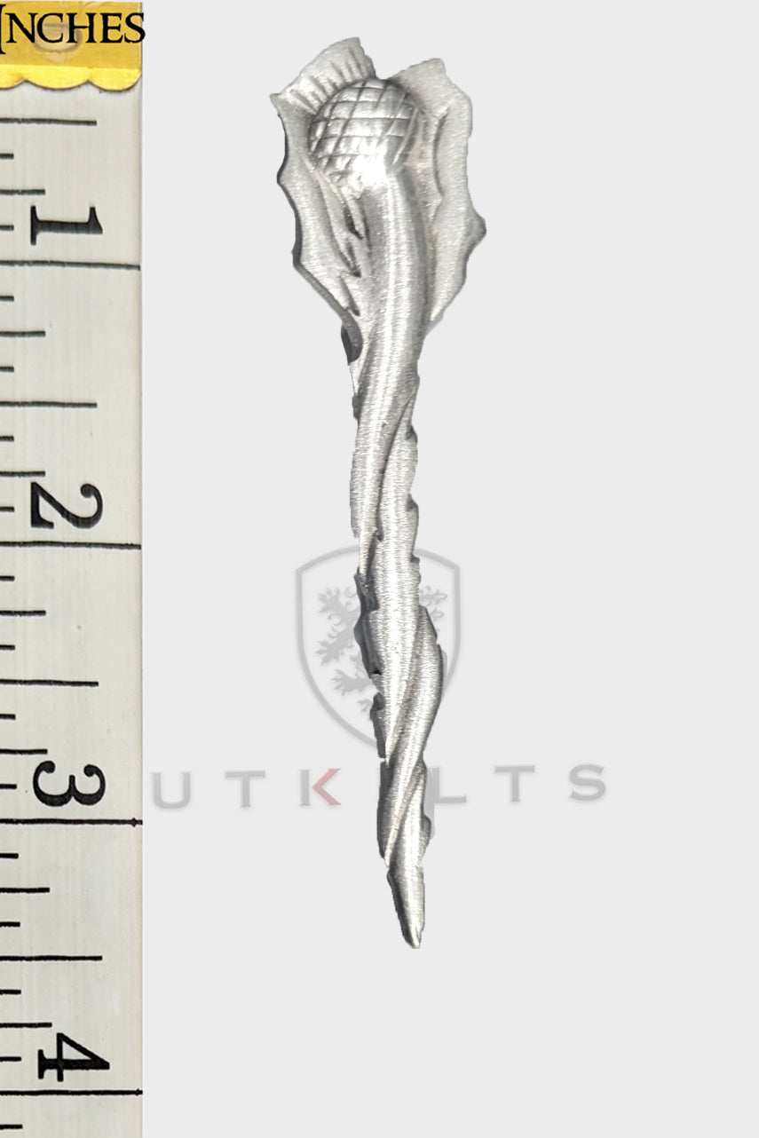 Kilt Pin – InverLoch, Long Twist Thistle
