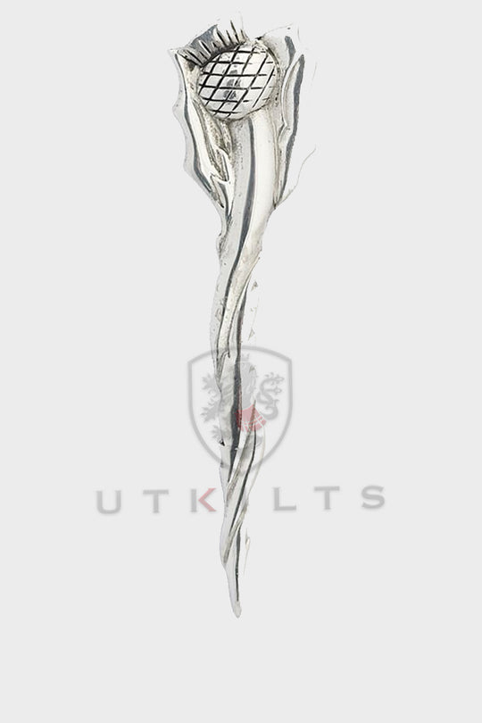 Kilt Pin – InverLoch, Long Twist Thistle