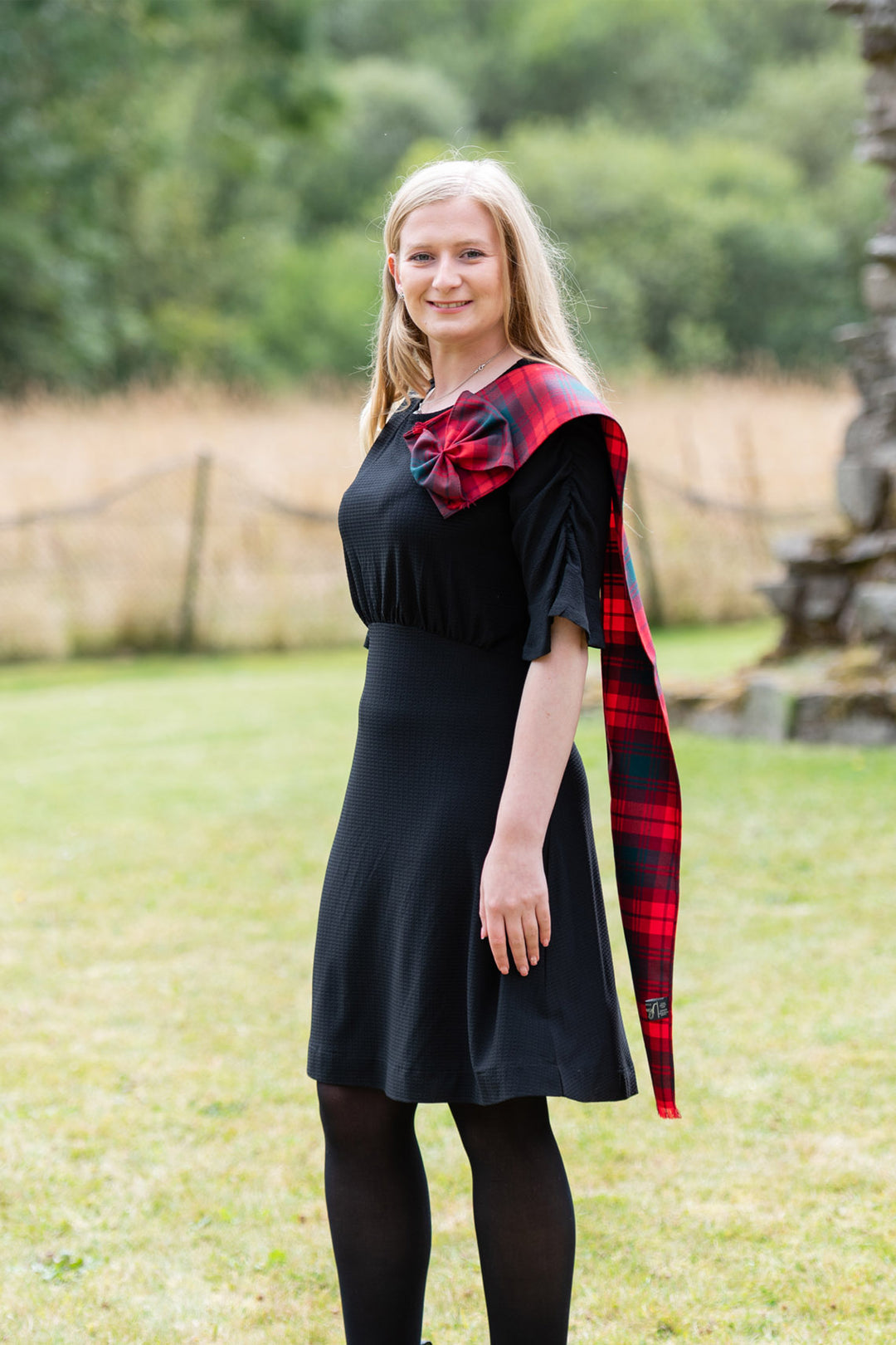 Special Order Tartan Mini Sash With Bow - Over 300 Tartans OPTIONS
