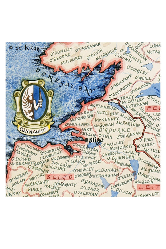 Clan Map – Ireland, Clans and Families