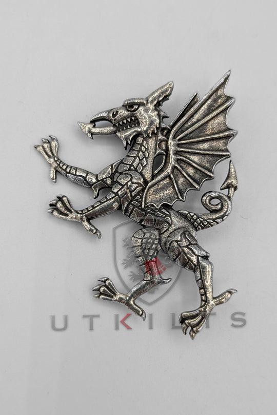 Kilt Pin – Inverloch, Rampant Welsh Dragon