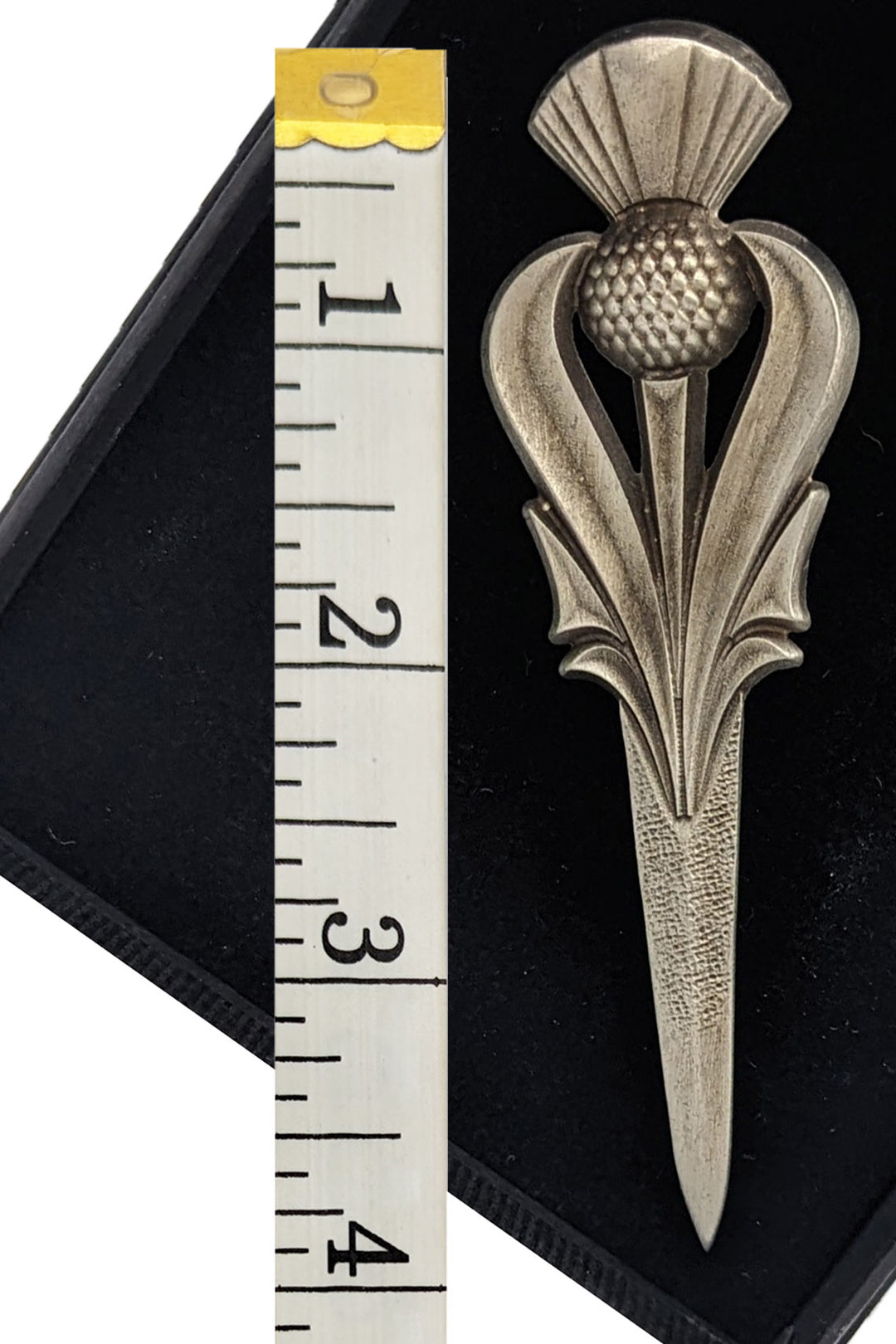 Premium Thistle Pride Kilt Pin - Matte or Polished Finish