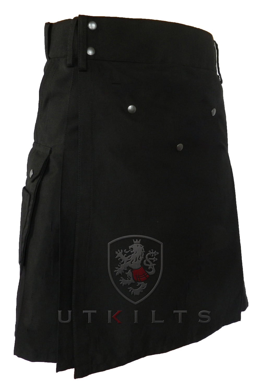 CLEARANCE! Black / Highlander gray Pleat Two Tone Kilts Ultimate - 41x23