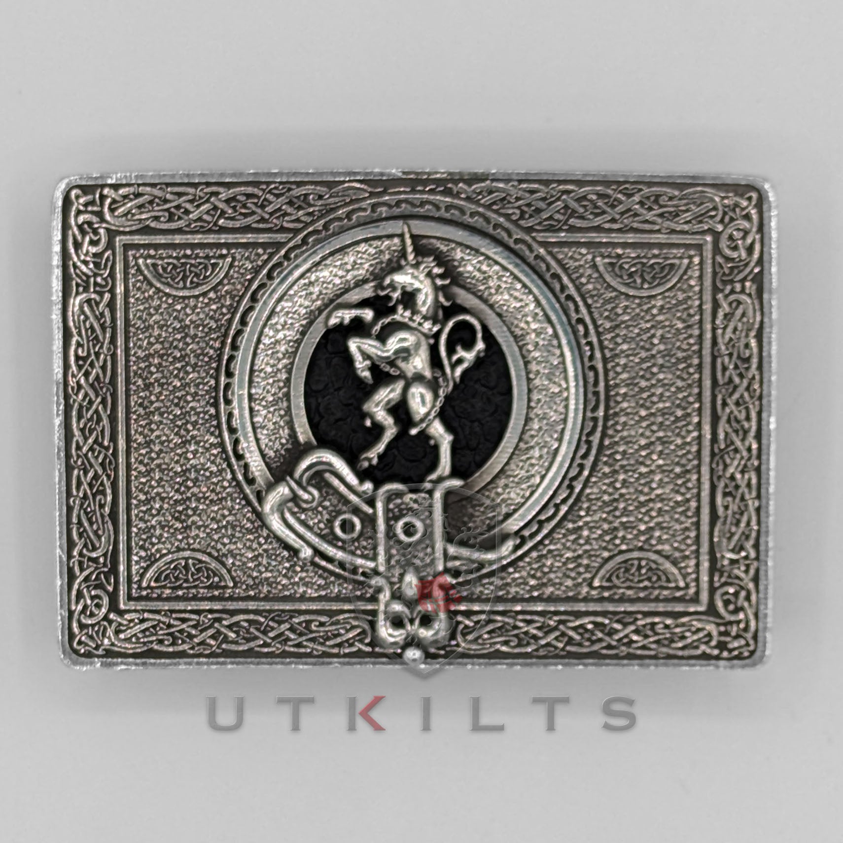Boucle De Ceinture Kilt Lion Rampant - Finition Argentée Boucle De Ceinture Kilt Lion Rampant - Finition Argentée