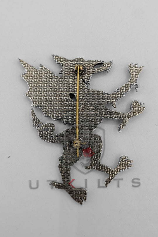 Kilt Pin – Inverloch, Rampant Welsh Dragon