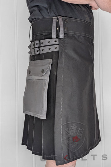 Standard Black Utility Kilt Night Fury Edition
