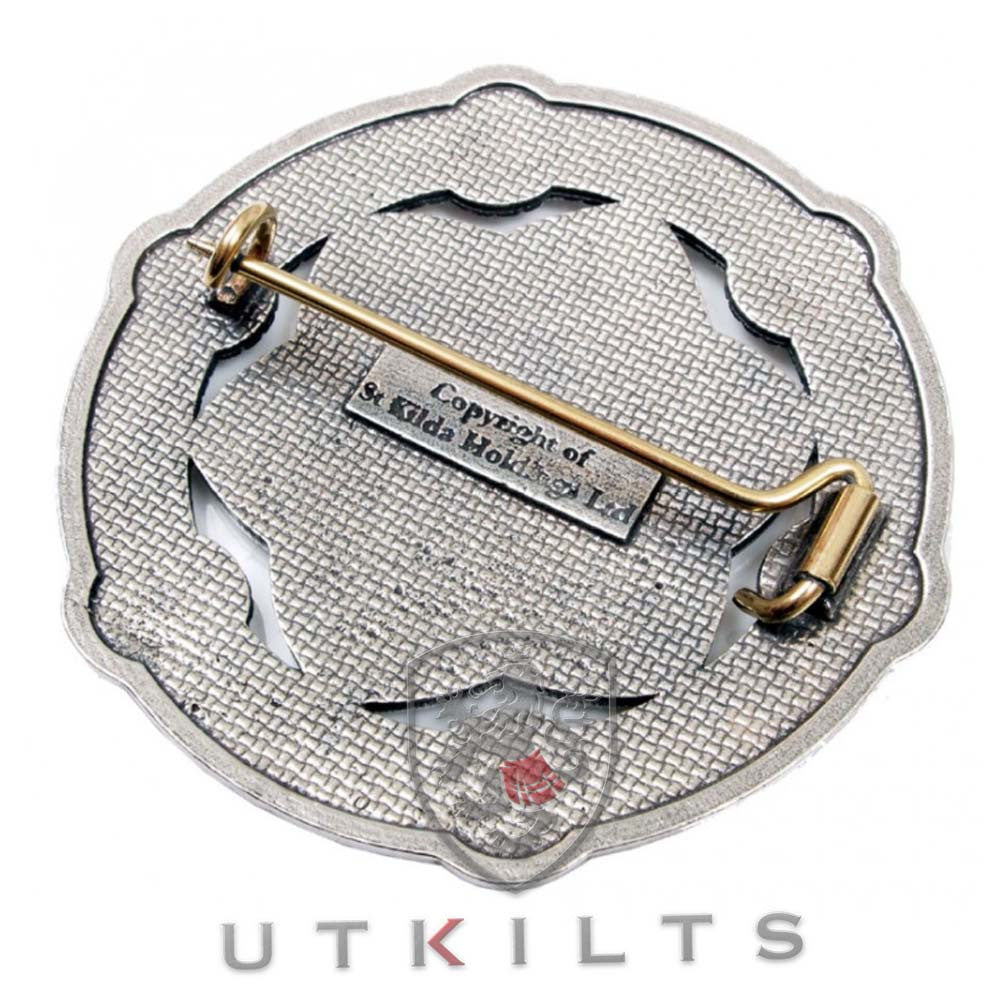 Plaid & Sash Brooch – InverLoch, Celtic Key