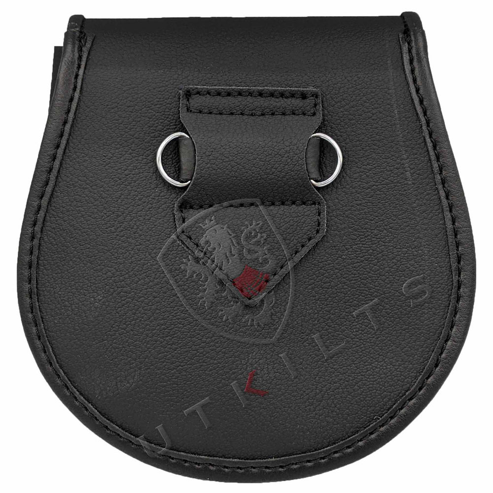 Kilt Sporran – Daywear, Faux Leather Black