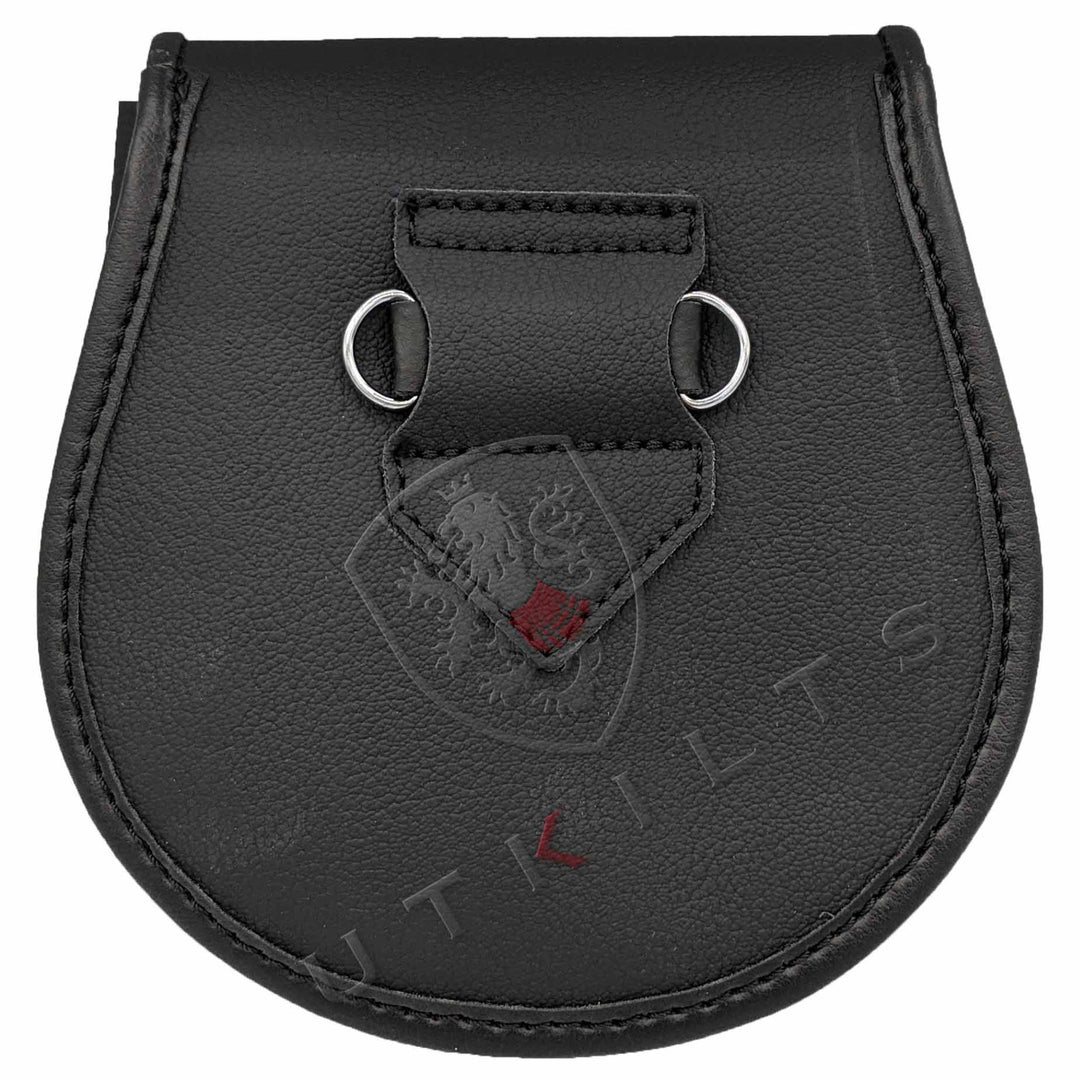 Kilt Sporran – Daywear, Faux Leather Black