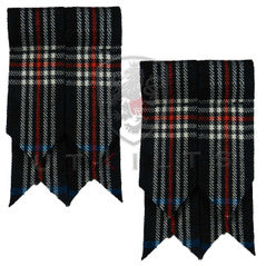 Law Enforcement Wool Tartan Kilt Hose Flashes