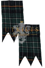 Kilt Flashes – Polyviscose, Irish Black