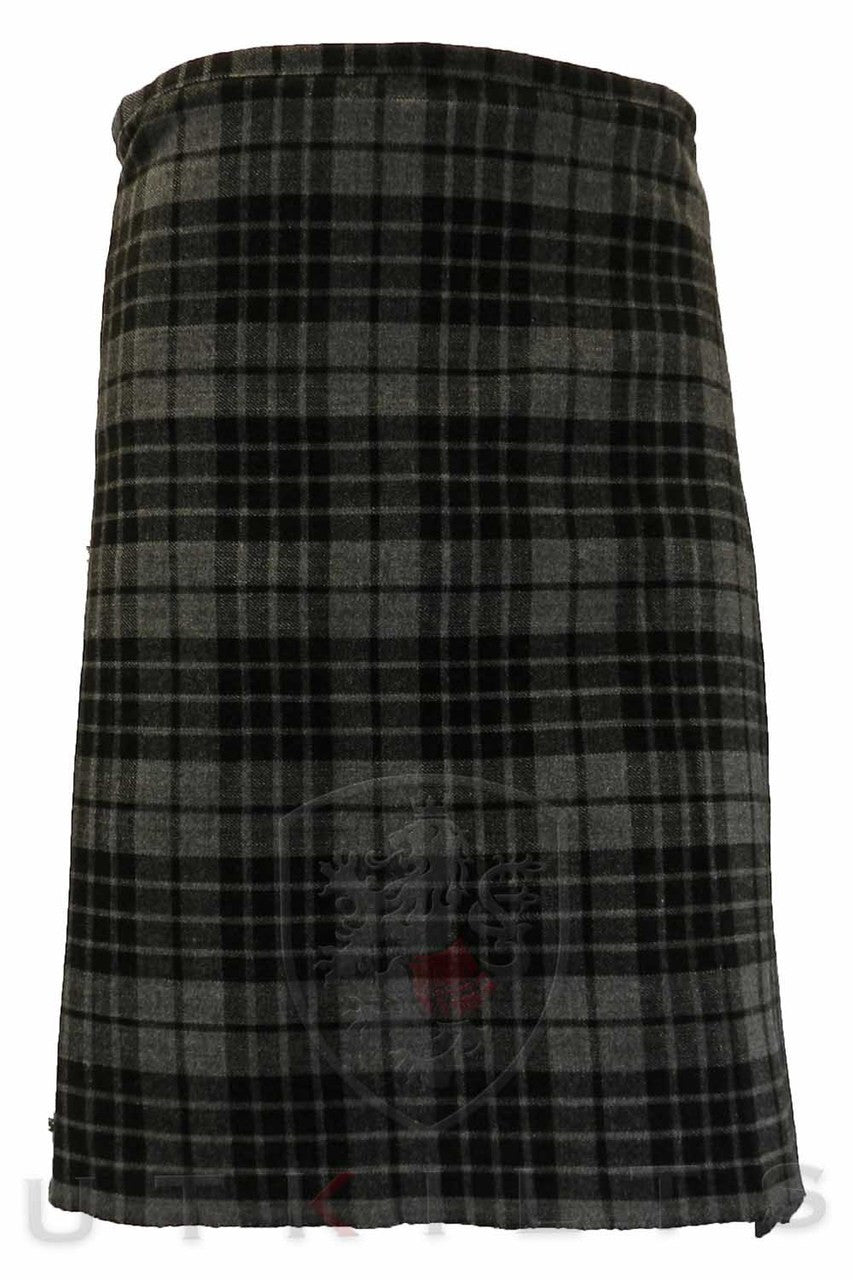 Premium Gray Watch 16oz Wool Tartan Kilt