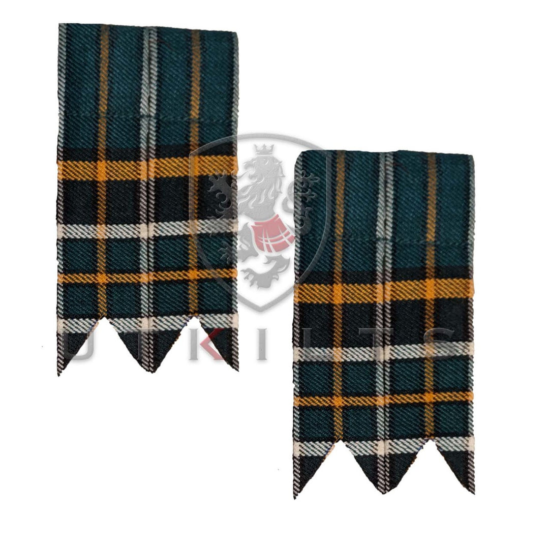 Irish Heritage Tartan Kilt Hose Flashes