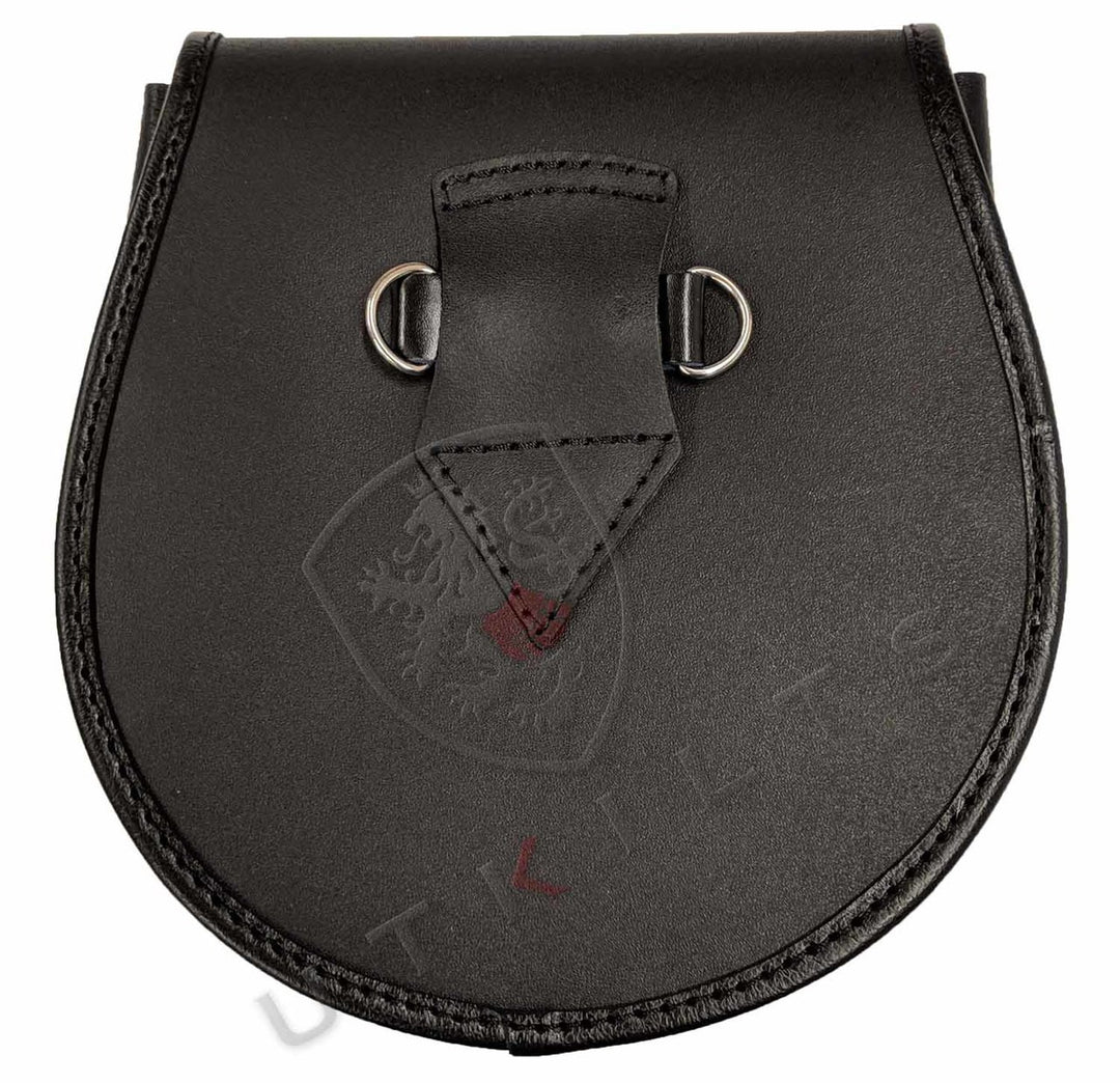 Kilt Sporran – Semi-Dress, Kilted Lion Black