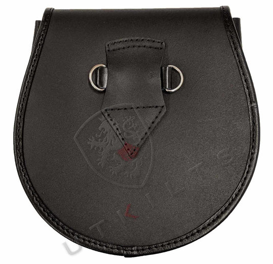 Kilt Sporran – Semi-Dress, Kilted Lion Black
