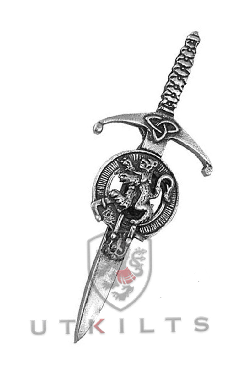 Premium Rampant Lion Crest Kilt Pin