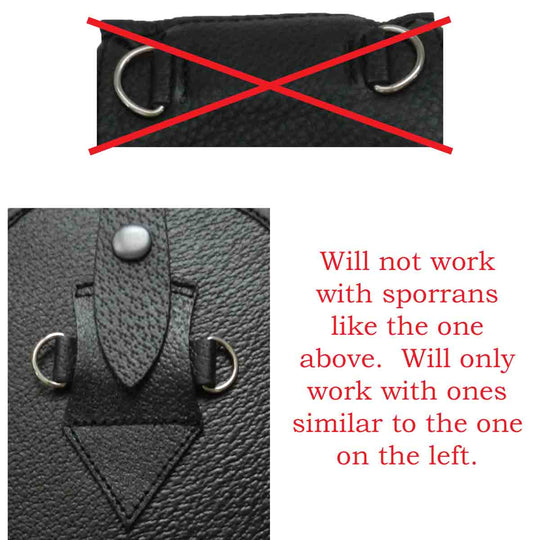 Sporran Chain Strap – Inverloch, Black