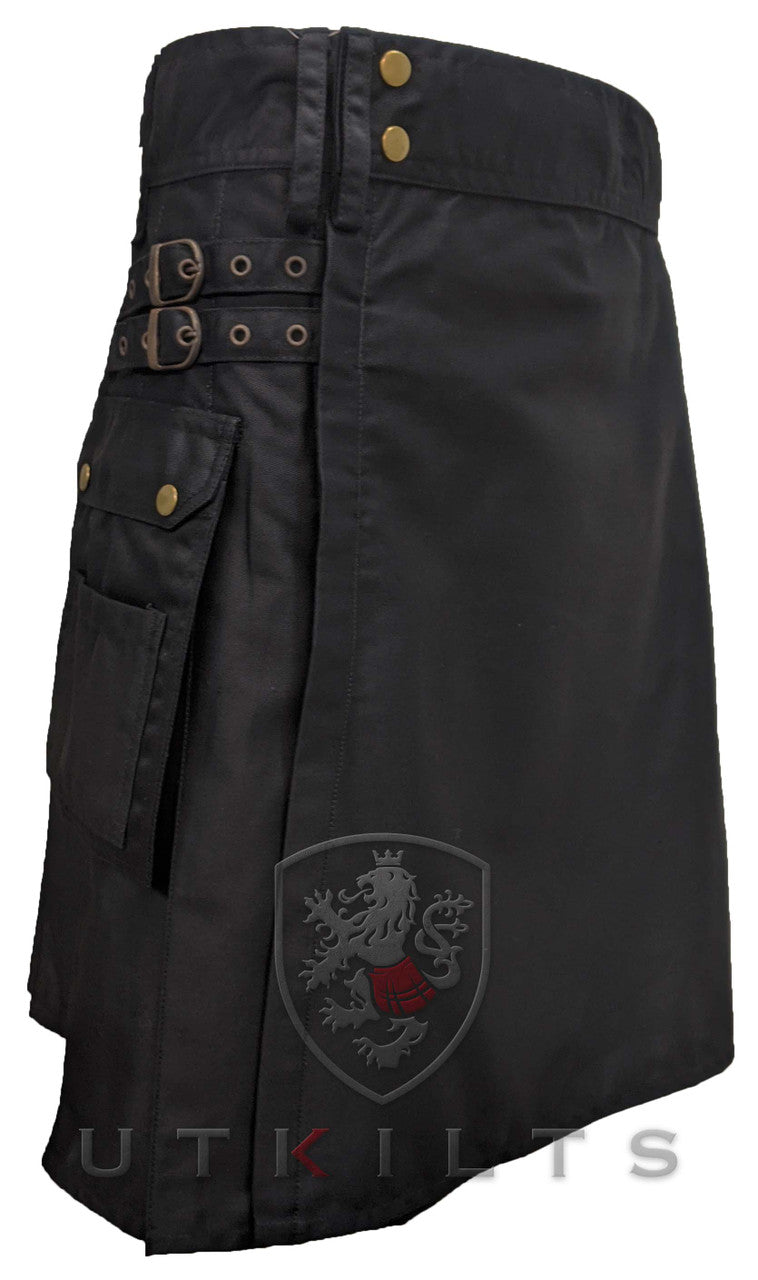 Utility Kilt – GlenLoch, Black