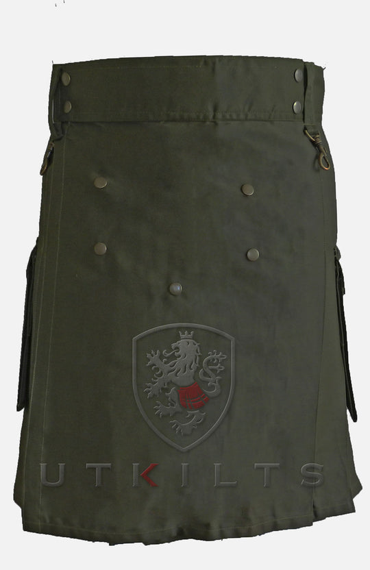 Utility Kilt – Wild Horizon, Olive Green