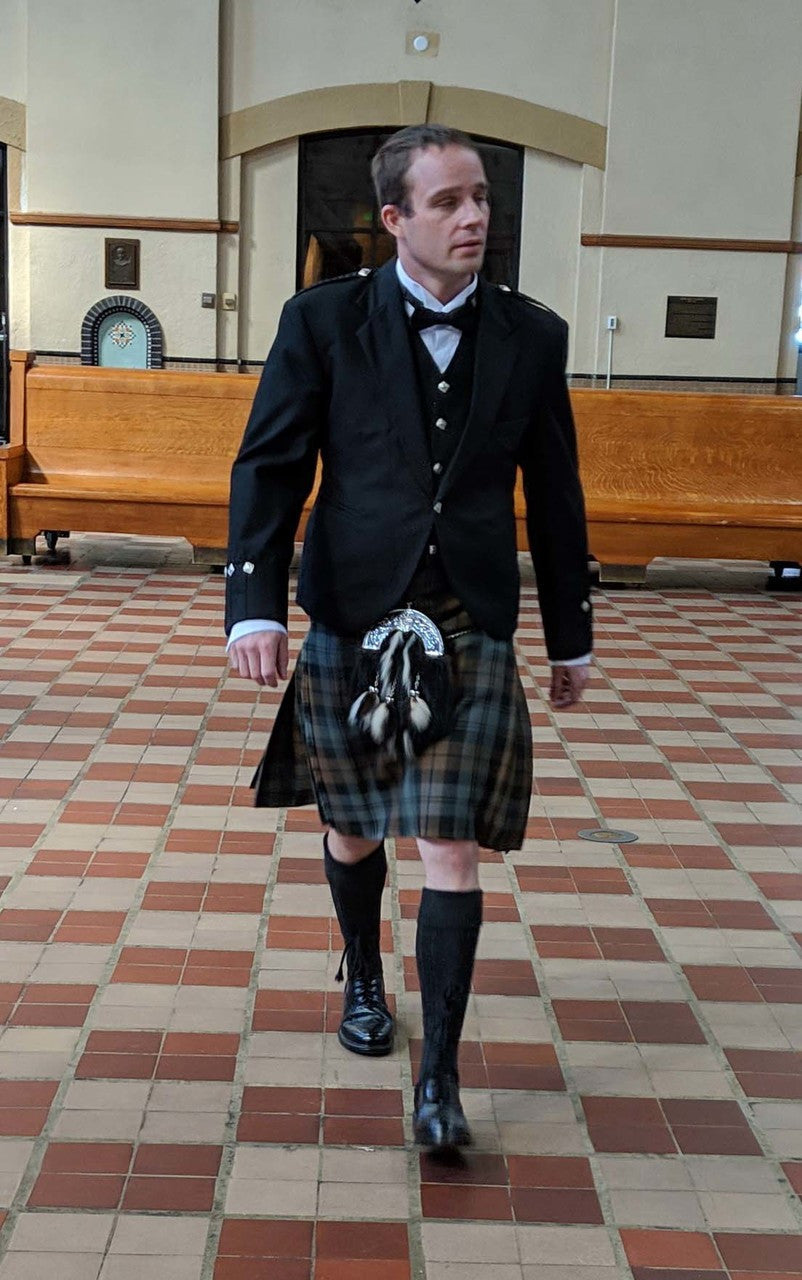 Special Order Made in Scotland Traditional 8 yard Tartan Kilt