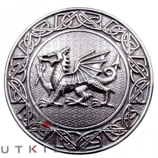 Welsh Dragon Celtic Knot front by UTKilts