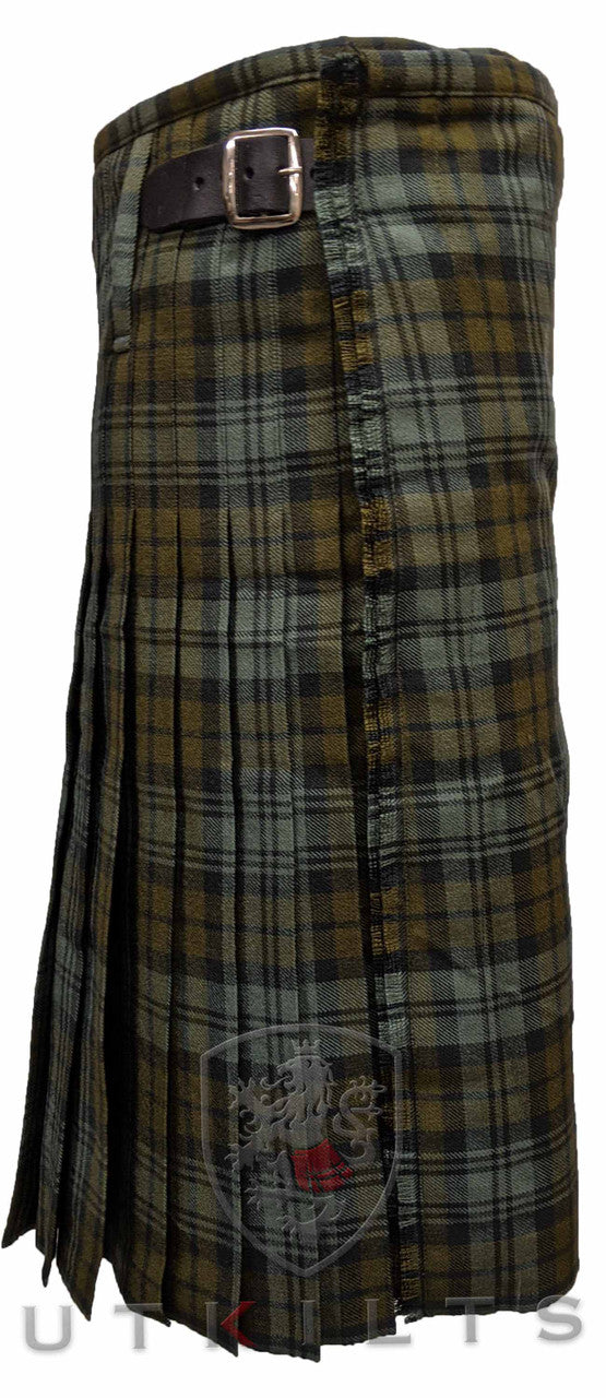 Standard Black Watch Weathered 16oz Wool Tartan Kilt