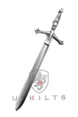 Kilt Pin – Inverloch, Claymore Battle Sword Antique Silver