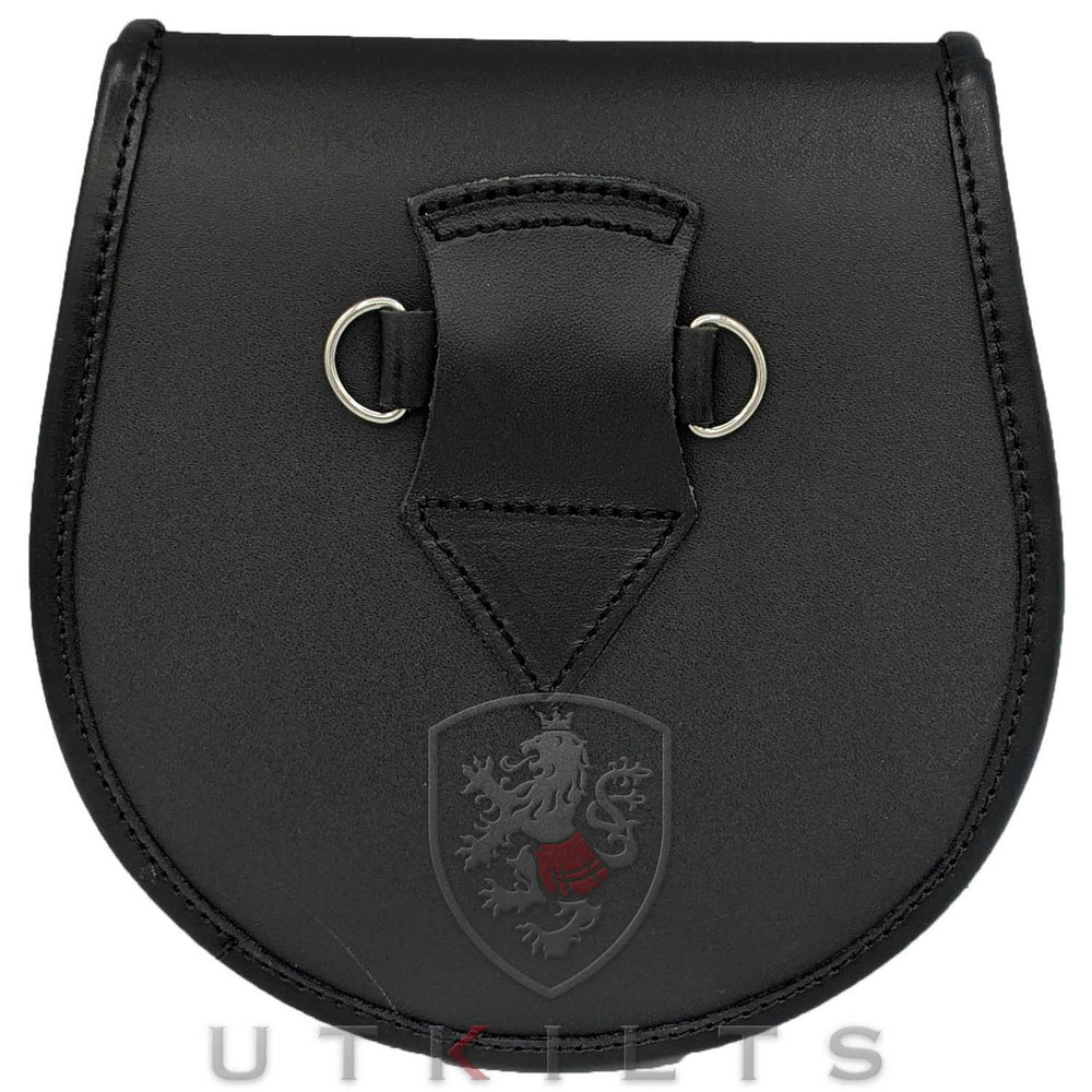 Kilt Sporran – Semi-Dress, Scottish Saltire with Thistle