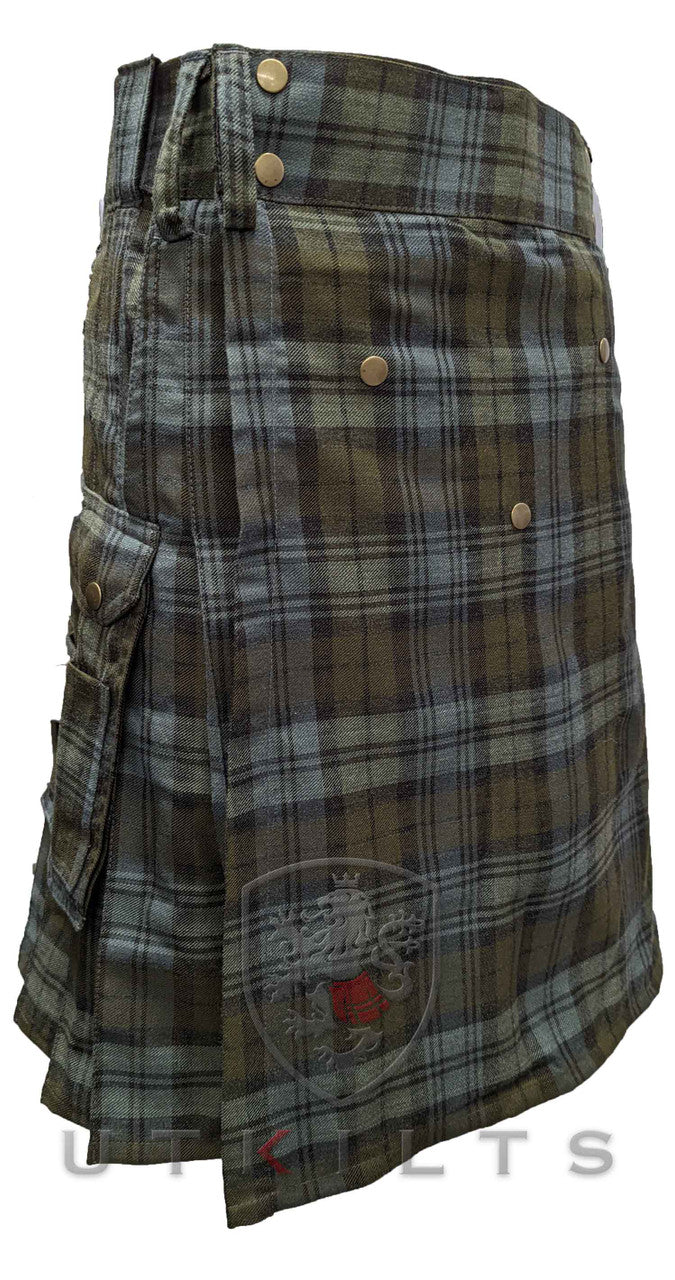 Ultimate Black Watch Weathered Tartan Kilt UTKilts