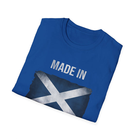 T-Shirt – Made in Scotland Saltire, Dark