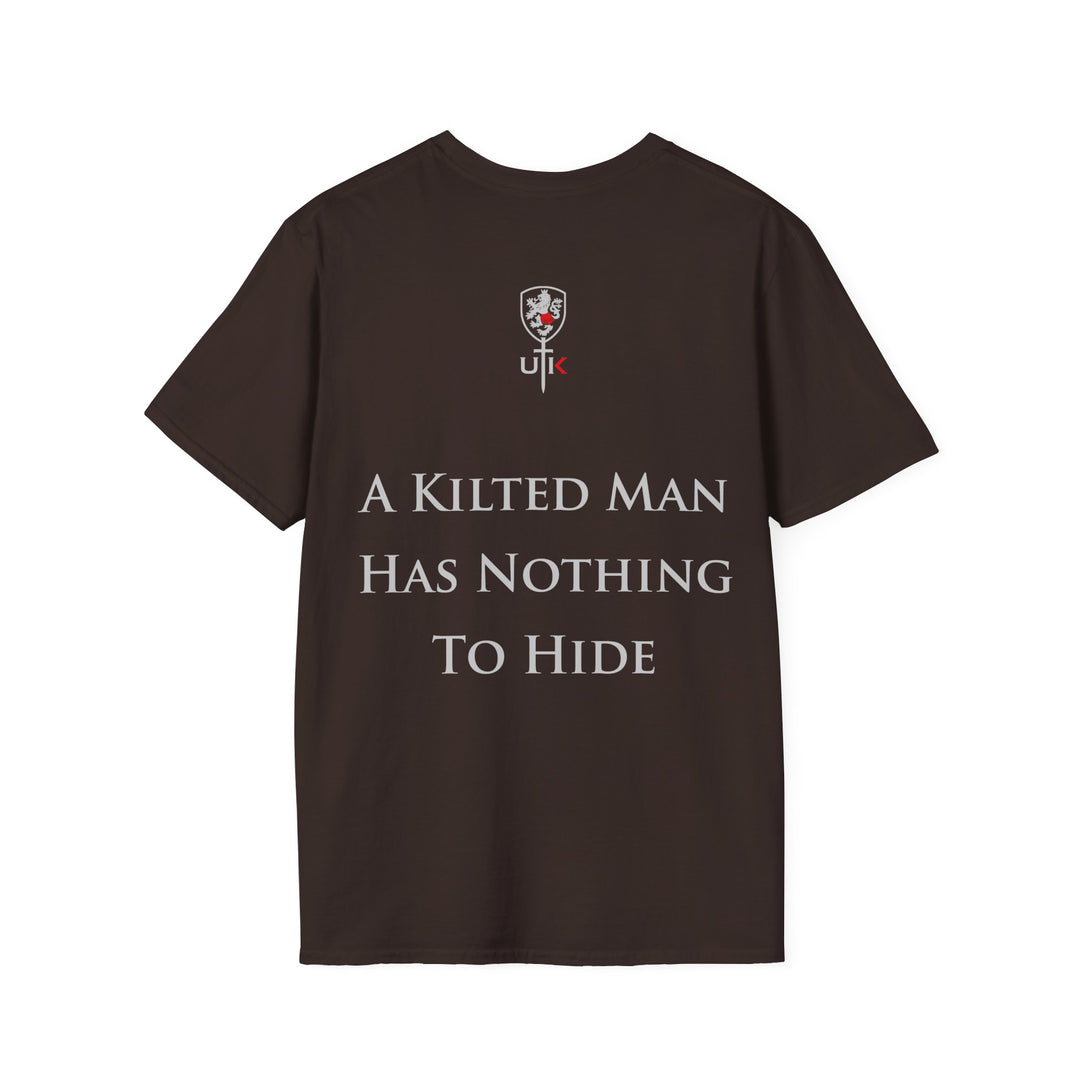 A Kilted Man Has Nothing to Hide – Scottish Pride T-Shirt