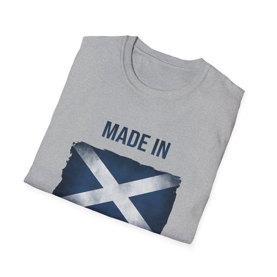 T-Shirt – Made in Scotland Saltire, Light