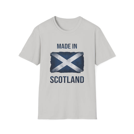 T-Shirt – Made in Scotland Saltire, Light