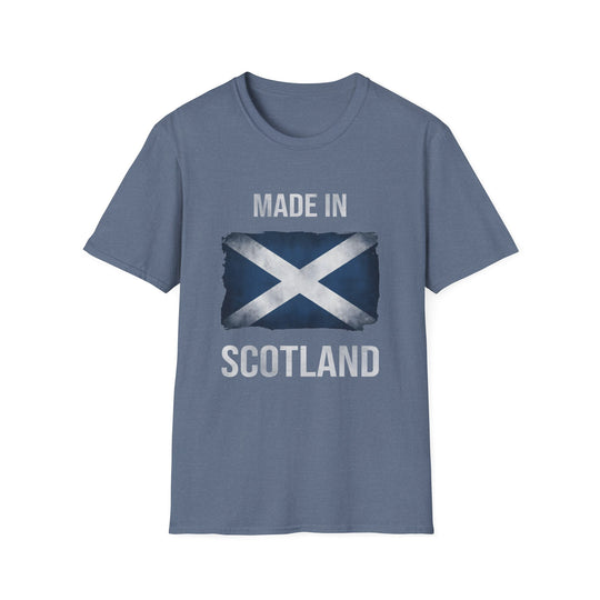 T-Shirt – Made in Scotland Saltire, Dark