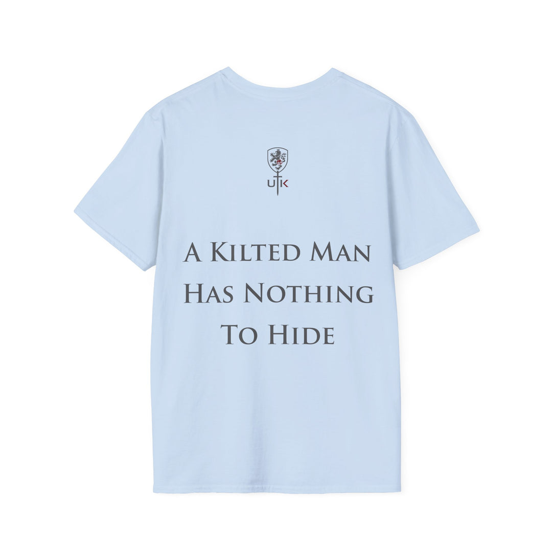 A Kilted Man Has Nothing to Hide – Scottish Pride T-Shirt