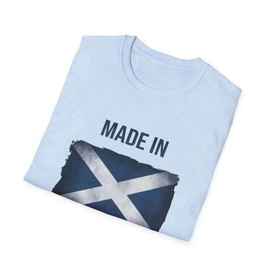 T-Shirt – Made in Scotland Saltire, Light