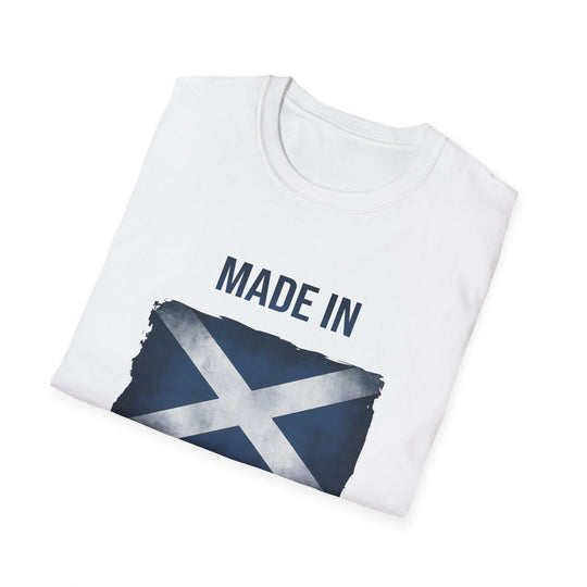 T-Shirt – Made in Scotland Saltire, Light
