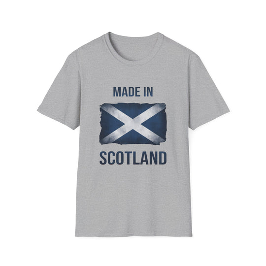 T-Shirt – Made in Scotland Saltire, Light