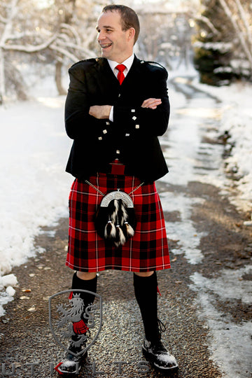 Special Order Made in Scotland 5 Yard Traditional Tartan Kilt