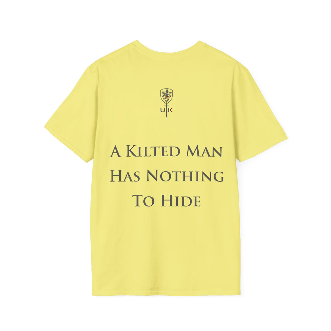A Kilted Man Has Nothing to Hide – Scottish Pride T-Shirt