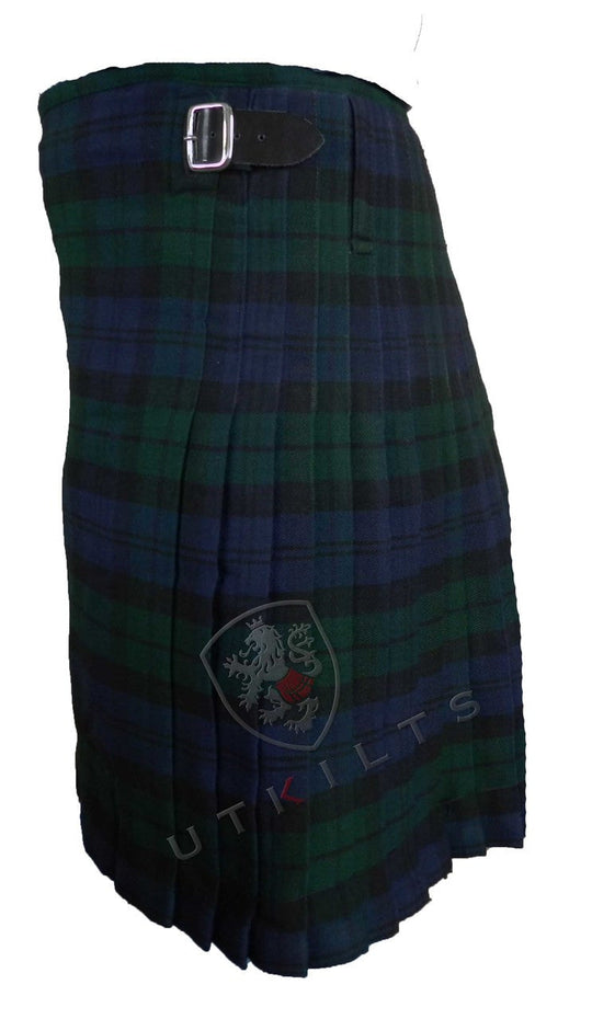 CLEARANCE! Black Watch Polyviscose Traditional Tartan Kilt - 45x18