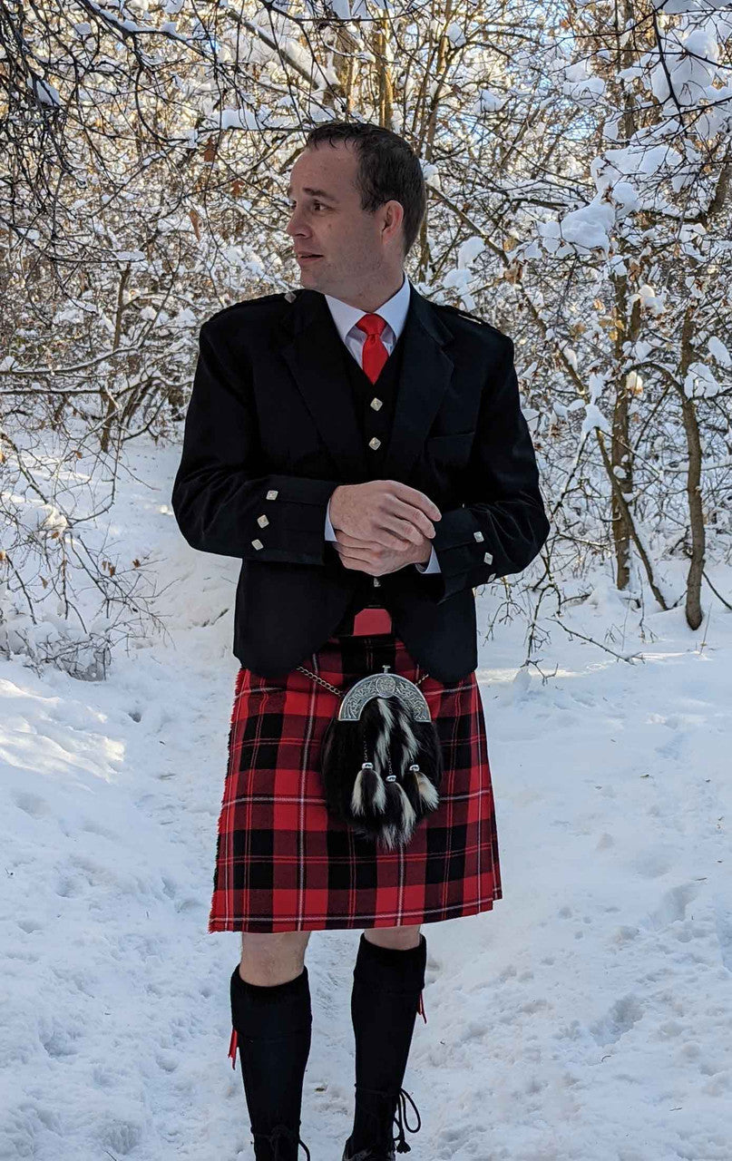 CLEARANCE! Argyll Formal Kilt Jacket and Vest - 28 Custom