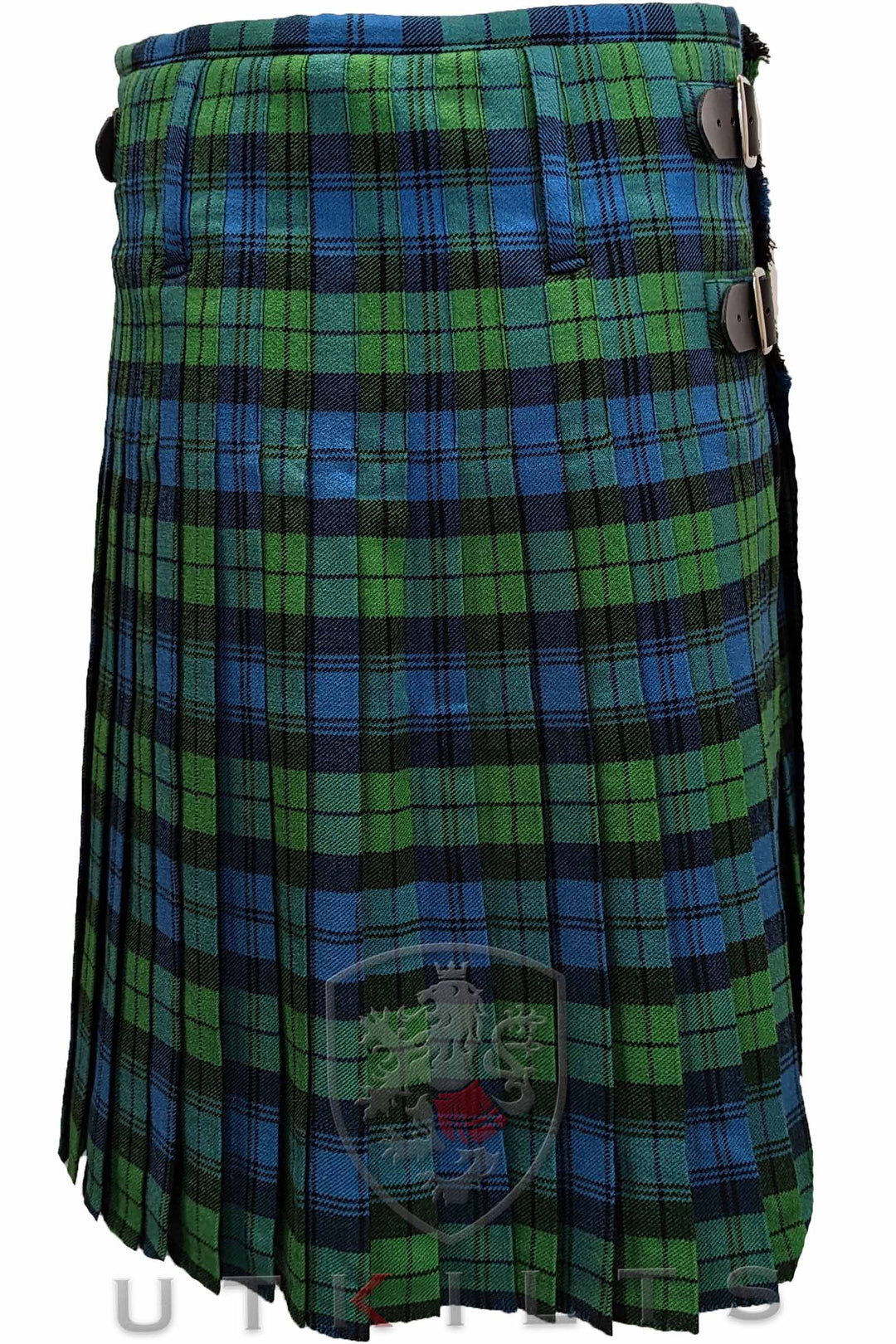 CLEARANCE! Premium Fraser Weathered Wool Tartan Kilt, neck tie - 35x23