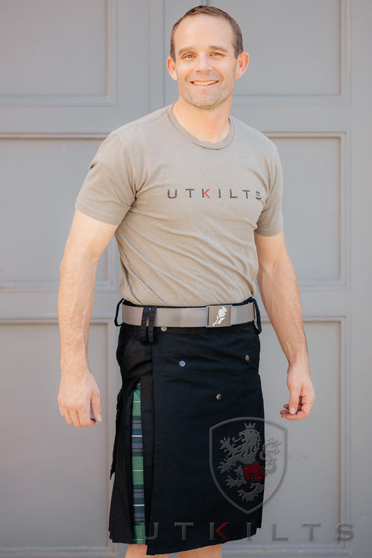 Utility Kilt - Special Order, Box Pleat Two Tone Kilts (hybrid) OPTIONS