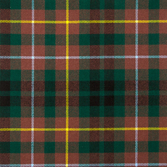 CLEARANCE!  Made in Scotland Traditional 5 yard Kilt Buchanan Hunting - 42x22.5