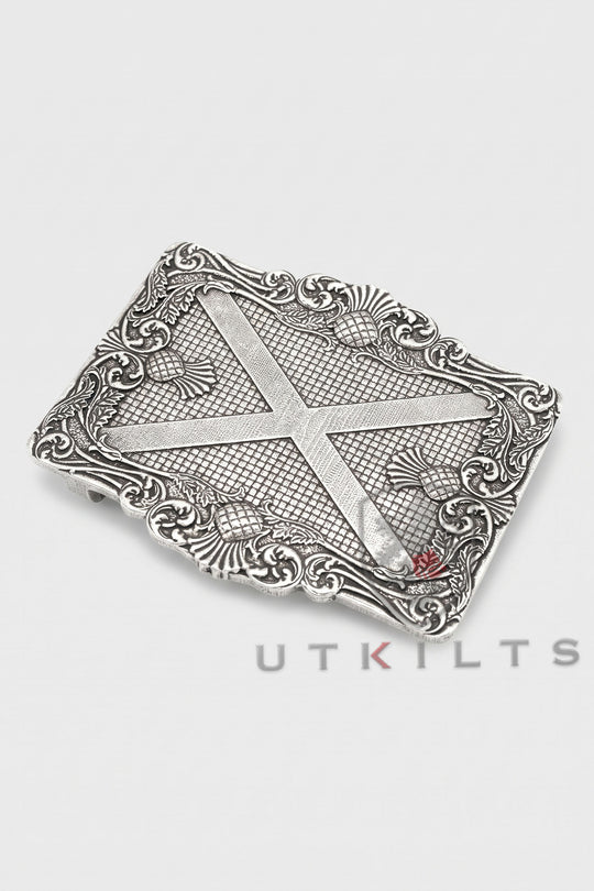 Kilt Buckle – InverLoch, Caledonia Saltire